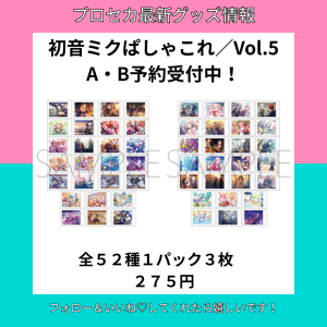 初音ミクぱしゃこれ／Vol.5A・B